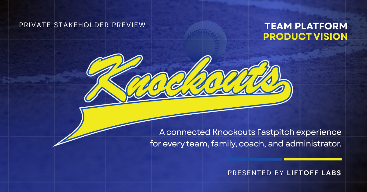 Knockouts Fastpitch sports organization and team management system